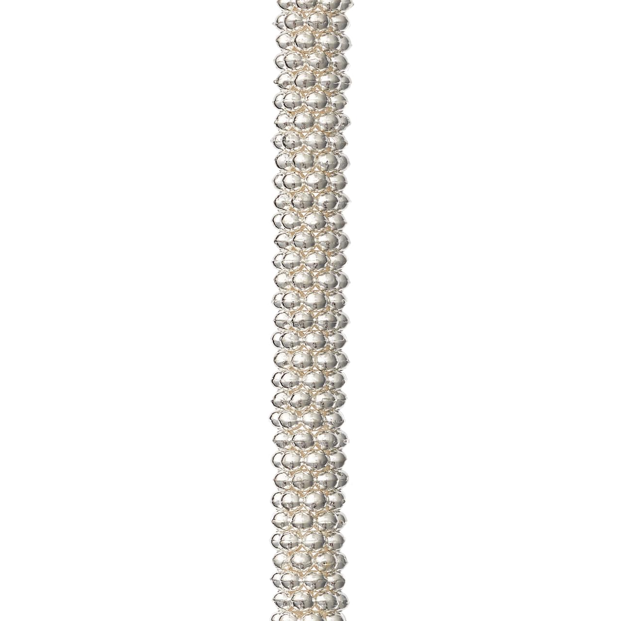 9 Packs: 68 ct. (612 total) Silver Metal Large Dot Rondelle Beads, 8mm by Bead Landing™